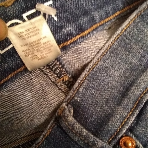 💕Loft Outlet Womens  Modern Skinny Pants Blue Jeans Jr Size 2/30", 30"ins… - Picture 6 of 9